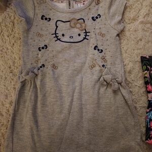 Hello Kitty Bow- Print Dress And Wonderkids Dress